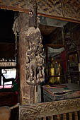 Old Bagan Myanmar. Nat Taung Kyaung last Wooden monasteries survived in Bagan. 